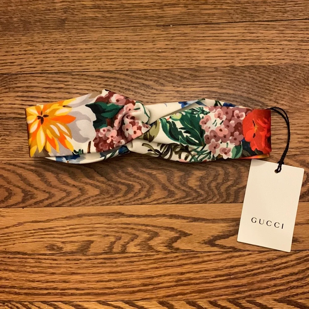 Gucci Floral Hairband - Multicolor - Picture 1 of 8